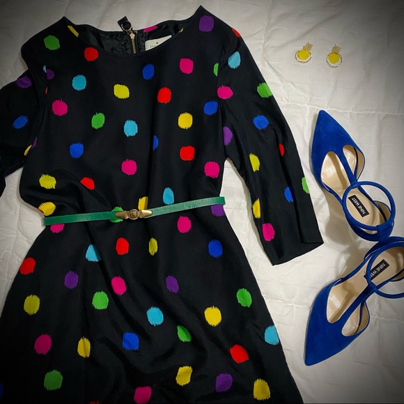 Kate Spade Colorful Polkadot Dress - Picture 5 of 5